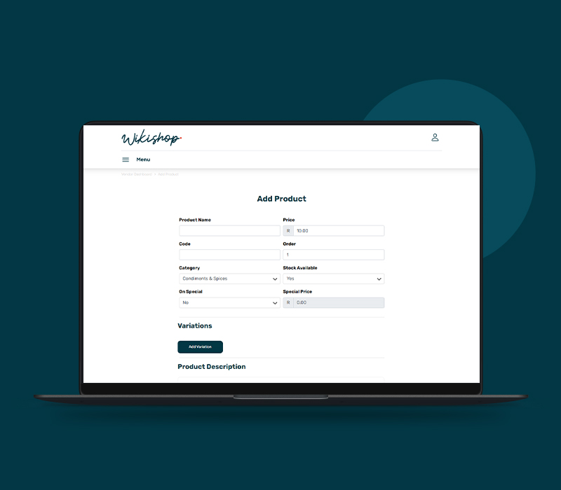 List & sell your products
